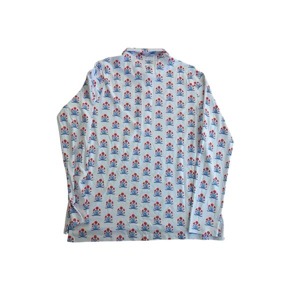 RNWK Renwick Block Print Polo Size M NWT - Picture 4 of 8